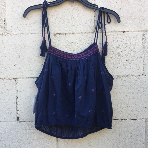 NWT Free People Embroidered Tank - Picture 5 of 8